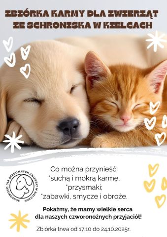 Zbiórka karmy dla zwierząt