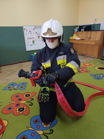 spotkanie ze strażakiem