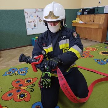 spotkanie ze strażakiem